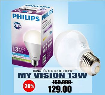 Đèn led Philips 9W MyVision